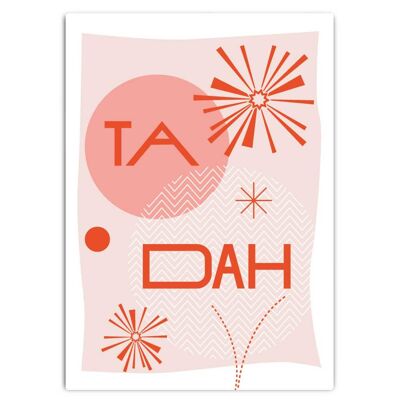 Errore di battitura della cartolina Ta-Dah