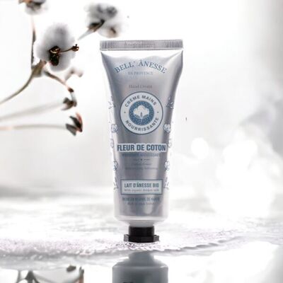 CREMA MANI AI FIORI DI COTONE CON LATTE D'ASINA BIOLOGICO 75ml