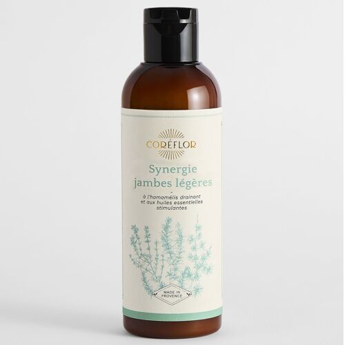 Synergie Jambes légères - Circulation & Drainage - 97% Naturel - Made In Provence