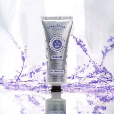 LAVENDEL-HANDCREME MIT BIO-ESELMILCH 75 ml