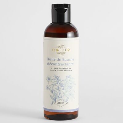 Huile de Baume sans paraffine, alternative au baume du tigre. 97% Naturelle - Made In Provence