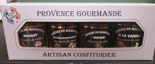 COFFRET 4 CREMES DE MARRON