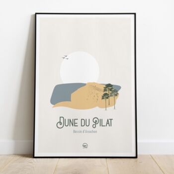Affiche A5 par lot de 5 - La Dune du Pilat “ Grandeur sablée ” 1