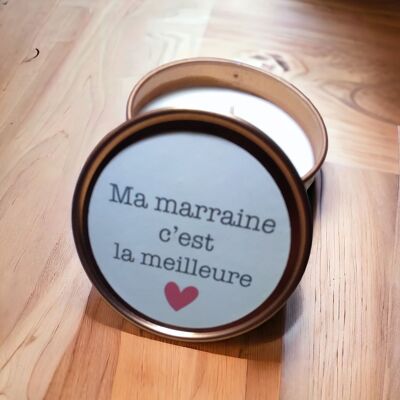 Bougie ma marraine c'est la meilleure parfumée