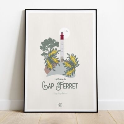 Poster A4 in set da 5 - Città del Capo “L'elemento di punta di Ferret”