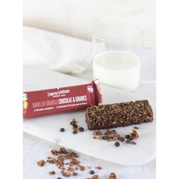 Barres de Granola Chocolat  en carton de 96 barres de 40 g 2