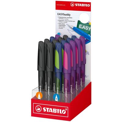 Stylos-plume - Présentoir x 16 STABILO EASYbuddy Twilight Sky