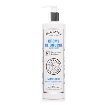 CRÈME DOUCHE MASCULIN LAIT D’ÂNESSE BIO 400ml 3