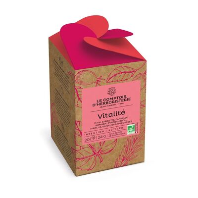 Organic vitality infusette herbal tea (x20)