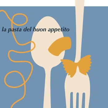 Affiche A4 par lot de 5 - Pasta Barilla “ Buon appetito” 3