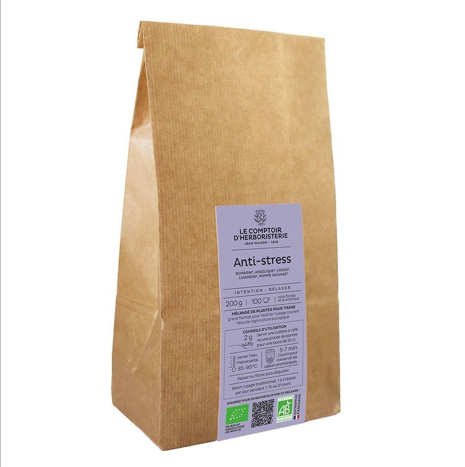 Bio-Kräutertee gegen Stress – Maxi-Packung 200 g