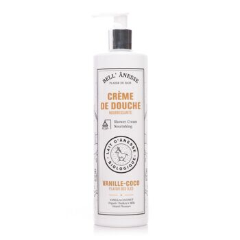 CRÈME DOUCHE VANILLE COCO LAIT D'ÂNESSE BIO 400ml 2