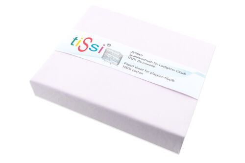 tiSsi® Spannbetttuch tiSsi 6-eckig für Laufstall tiSsi rosa