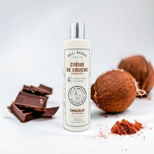 CRÈME DOUCHE CHOCOLAT ÉCLAT COCO LAIT D'ÂNESSE BIO 400ml