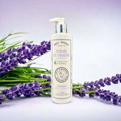 LAVENDEL DUSCHCREME BIO-ESELMILCH 400 ml