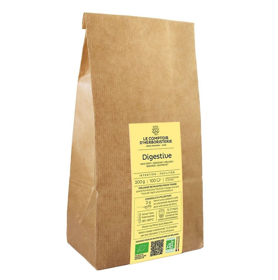 Tisana digestiva biologica - Confezione Maxi 200G