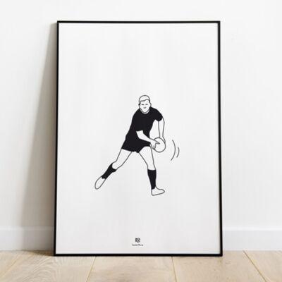 A5 poster in a set of 5 - Rugby “See you at the match” 5