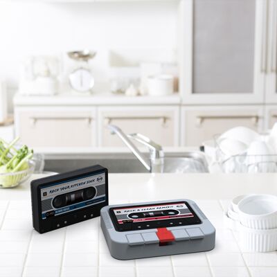 Cassette recorder sponge holder