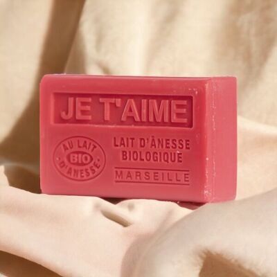 SAVON JE T'AIME AU LAIT D'ANESSE BIO 125g