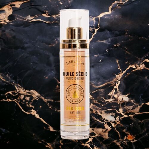 HUILE SÈCHE 24K GOLD EN SPRAY AUX 4 HUILES 50ml