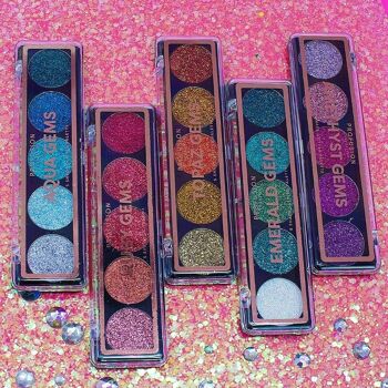 Palette Yeux Glitter Ruby Gems 3