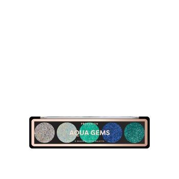 Palette Yeux Glitter Aqua Gems 6