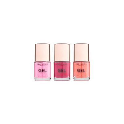 Set 3 gel effect varnishes - Go-to Brights