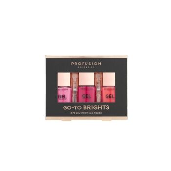 Set 3 vernis effet gel  - Go-to Brights 4