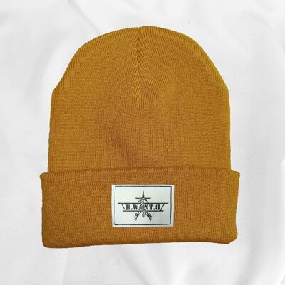 Mustard winter cap - B.WANT.B EssentiaL