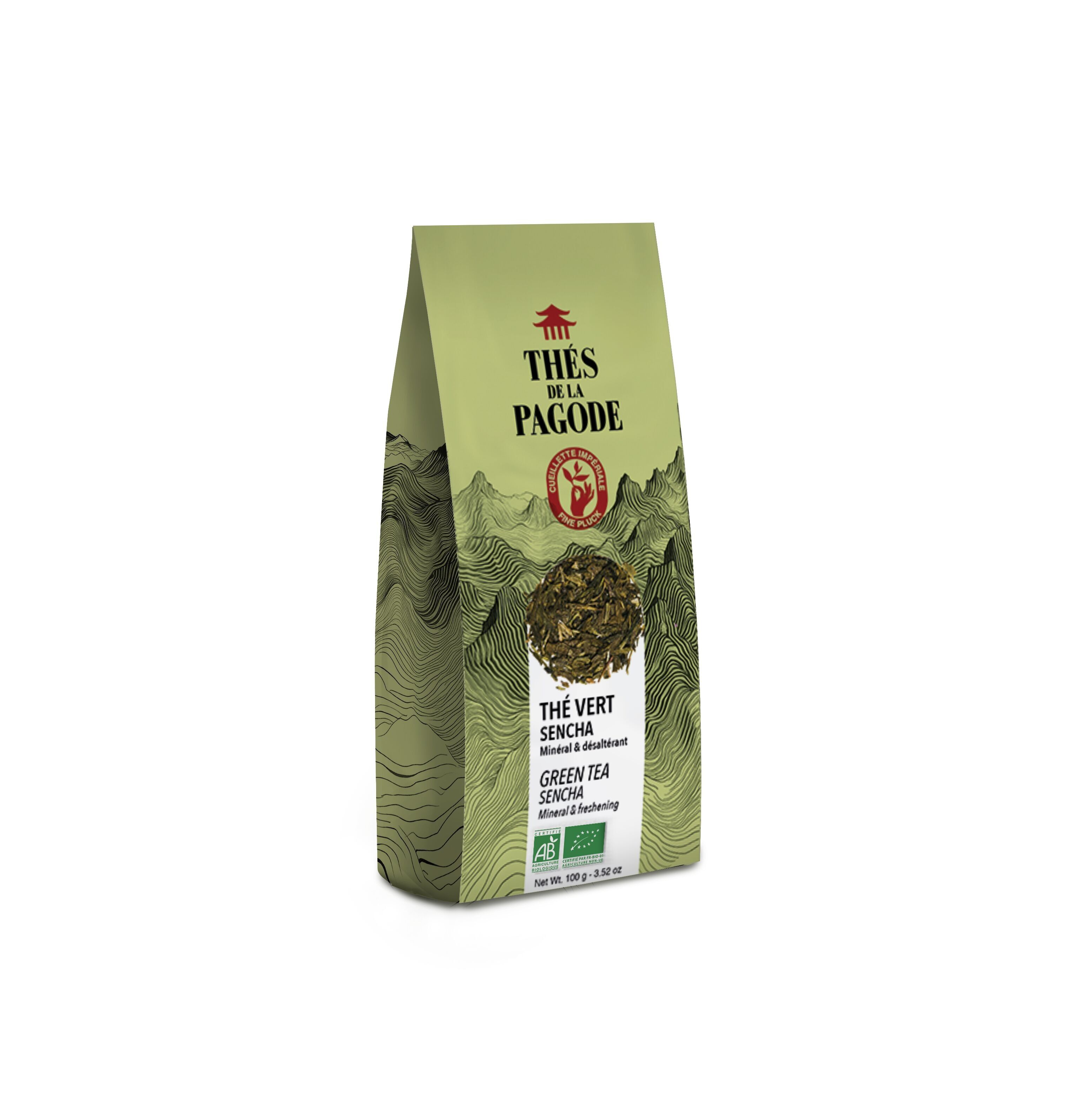 Té verde Sencha orgánico de Japón - a granel 100 g