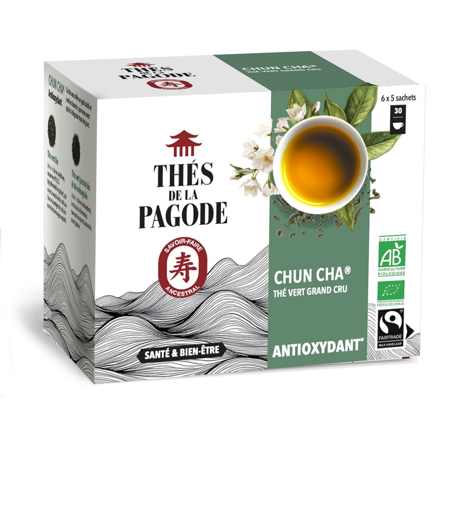 Té Chun Cha antioxidante - orgánico 30 bolsitas