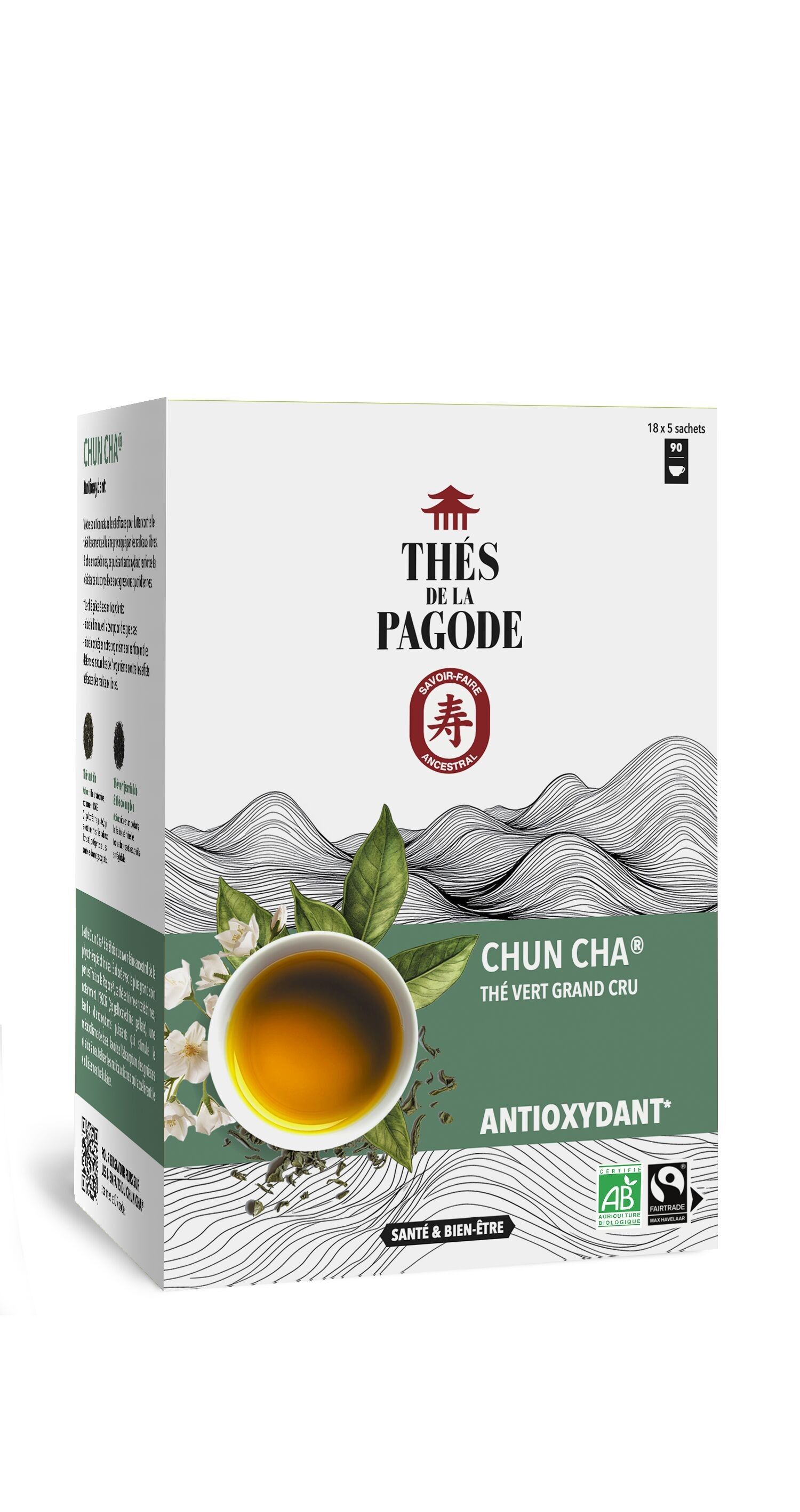 Té Chun Cha antioxidante - orgánico 90 bolsitas