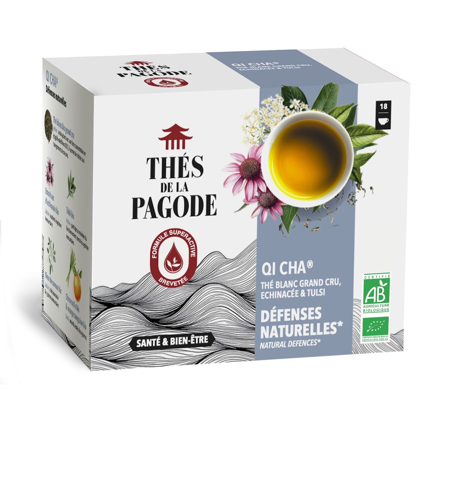 Té Qi Cha Defensas Naturales - orgánico 18 bolsitas