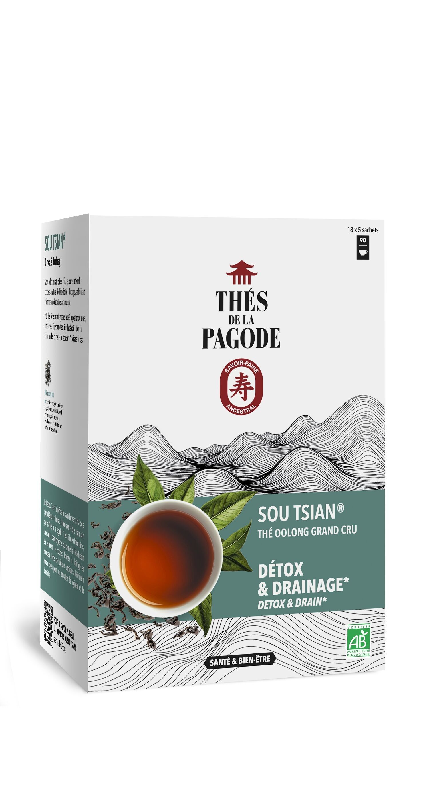 Té Sou Tsian Detox - orgánico 90 bolsitas