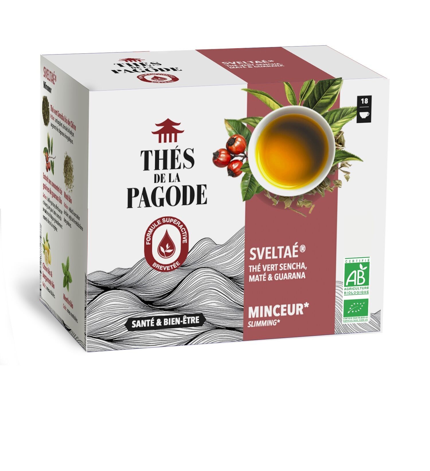 Sveltaé Slimming Tea - organic 18 teabags