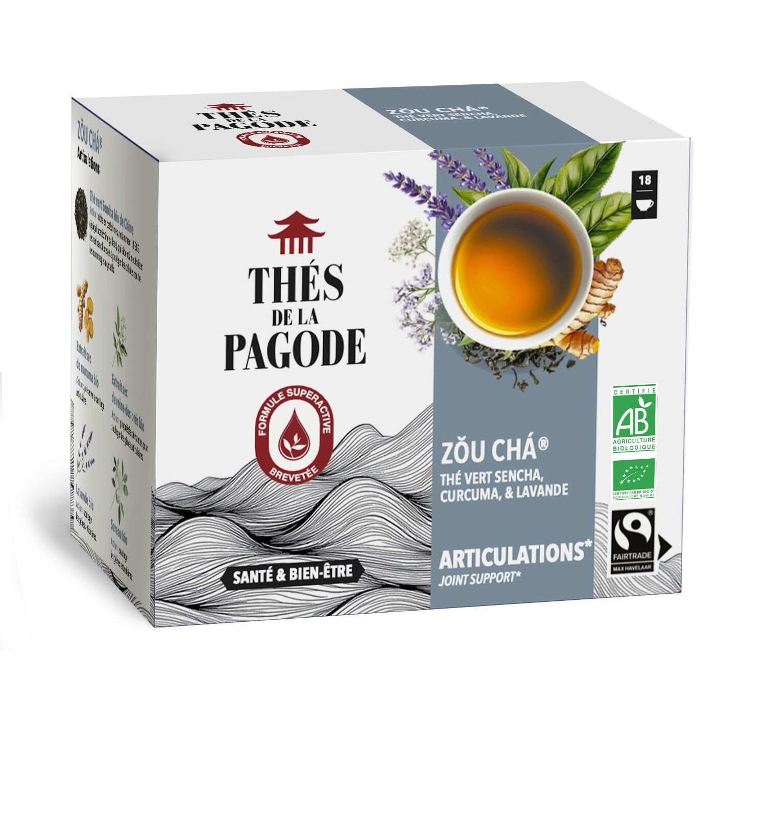 Thé Zou Cha Articulations - 18 sachets