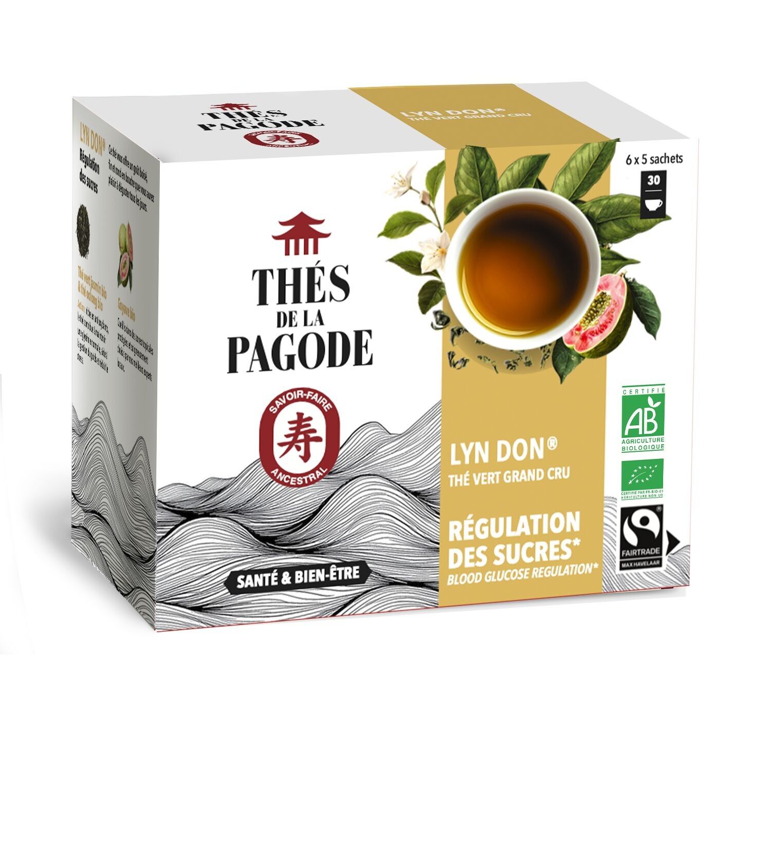 Lyn Don té orgánico Exceso de azúcar - orgánico 30 sobres