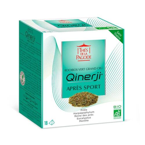 Tisane bio Qinerji après sport - 18 sachets