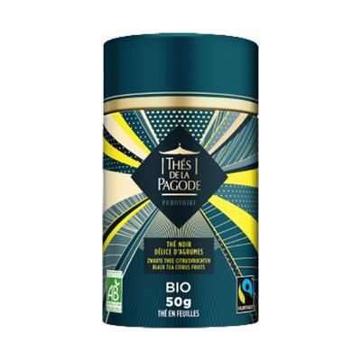 Schwarzer Tee „Citrus Délice“ Bio-Fairtrade-Ingwer
 und Zitrusfrüchte