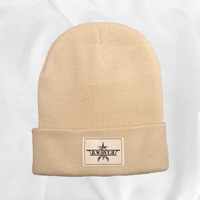 Ivory winter hat - B.WANT.B EssentiaL