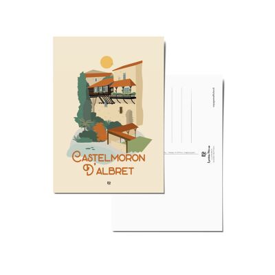 Postcard in batches of 25 - Castelmoron d'Albret
