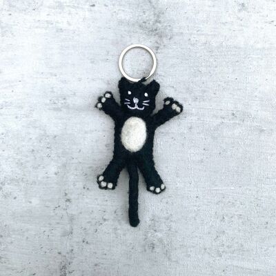 Porte-clés Kat noir (17B-KEYCAT-BL)