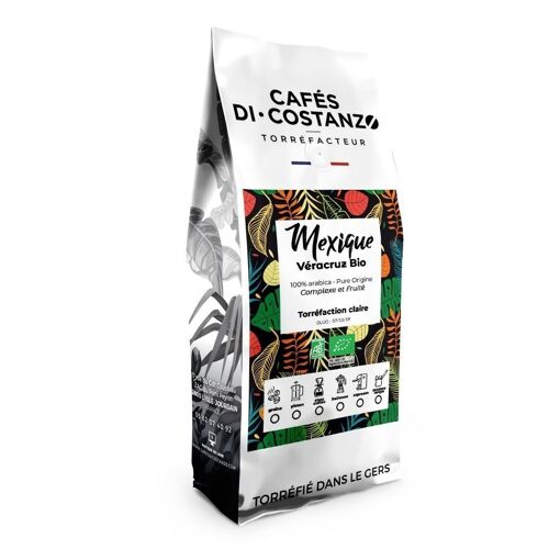 Café moulu BIO MEXIQUE région Veracruz - Méthode Douce