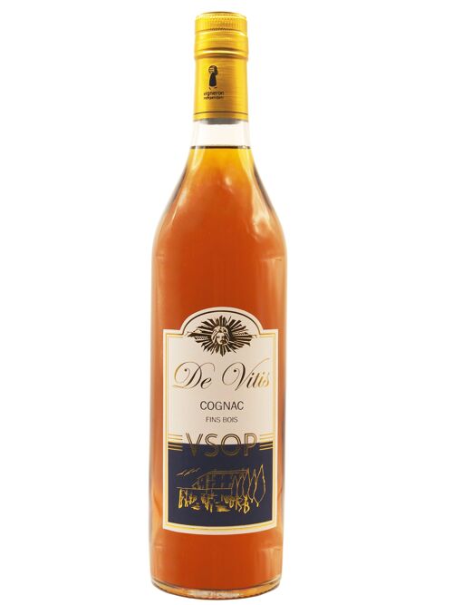 Cognac - VSOP (very special old pale) - 4 ans de vieillissement en fût -  Cru Fins Bois - 70cL
