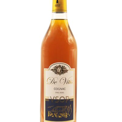 Cognac – VSOP (ganz besonderer alter Pale) – 4 Jahre Reifung in Fässern – Cru Fins Bois – 70 cL