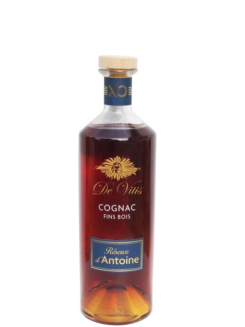 Cognac - XO (extra old) - Réserve d'Antoine - cru Fins Bois - carafe 70cL