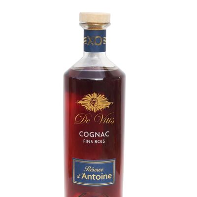 Cognac - XO (extra old) - Réserve d'Antoine - vintage Fins Bois - 70cL carafe