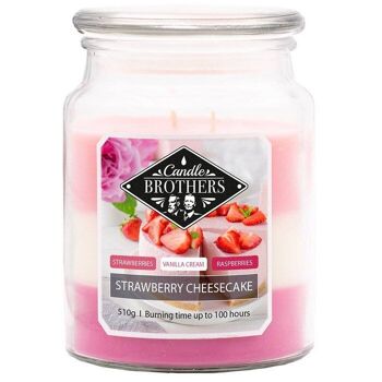 Bougie parfumée Strawberry Cheesecake - 510g