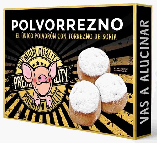 Polvorones artesanos con Torrezno