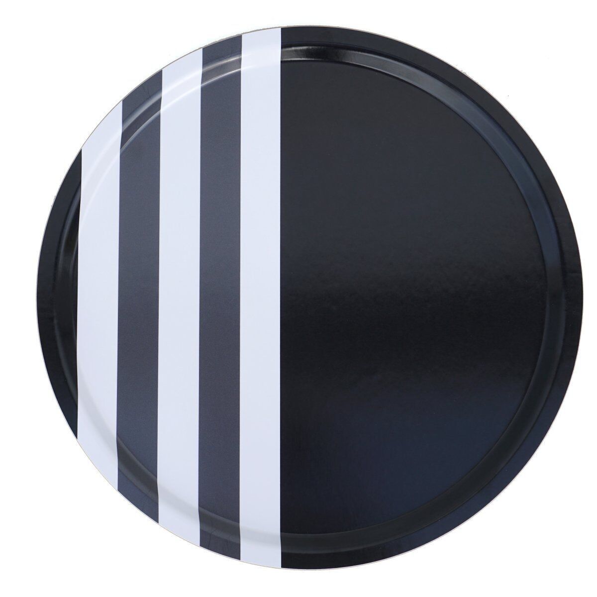 Línea de bandeja negra